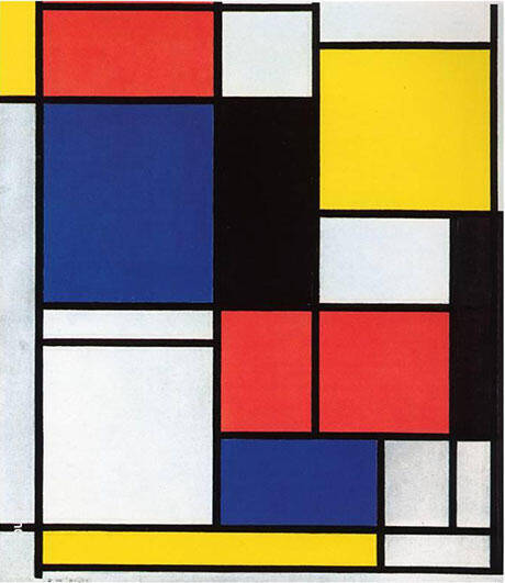 Tableau II by Piet Mondrian